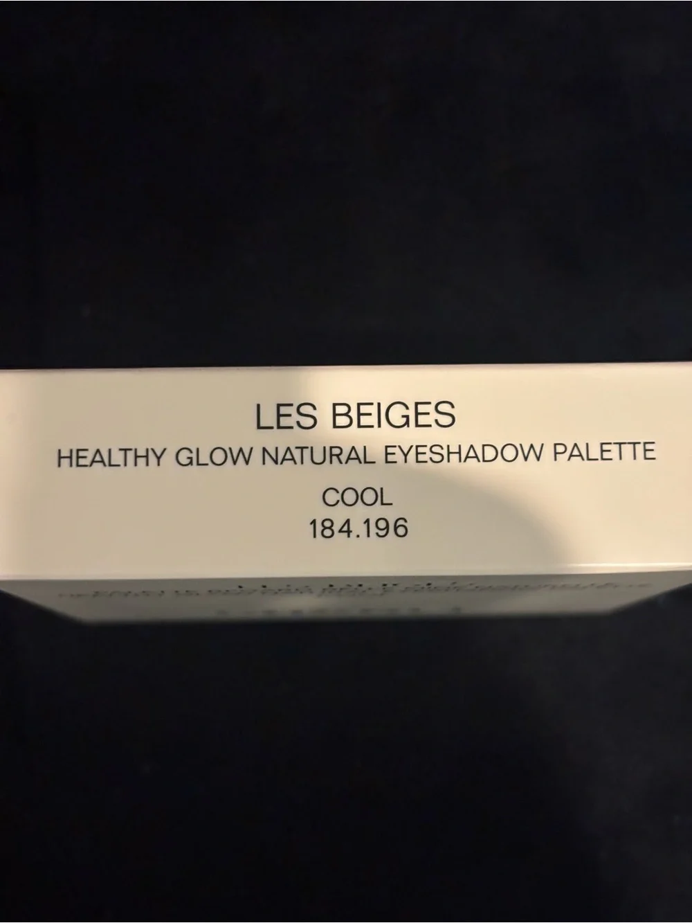 CHANEL Les Beiges Eyeshadow Palette — Cream & Black Packaging